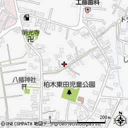 青森県平川市柏木町東田137周辺の地図