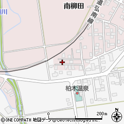 青森県平川市本町南柳田25-8周辺の地図