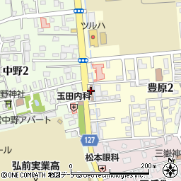 弘前地区消防事務組合消防本部東消防署枡形分署周辺の地図