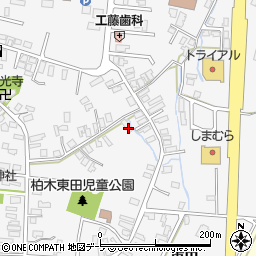 青森県平川市柏木町東田139周辺の地図