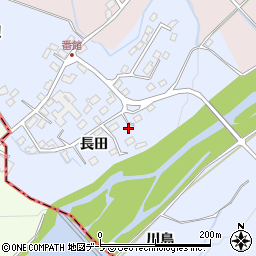 青森県弘前市番館長田64周辺の地図