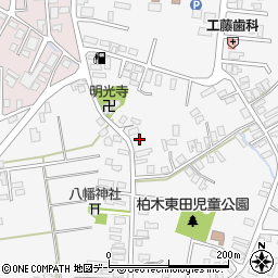 青森県平川市柏木町東田179周辺の地図