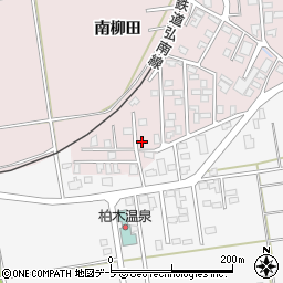 青森県平川市本町南柳田26-9周辺の地図