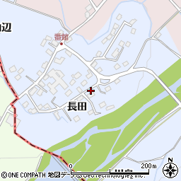 青森県弘前市番館長田58周辺の地図