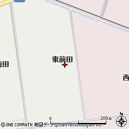 青森県平川市館田（東前田）周辺の地図