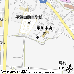 青森県平川市柏木町東田69周辺の地図