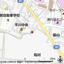 青森県平川市柏木町東田63-3周辺の地図