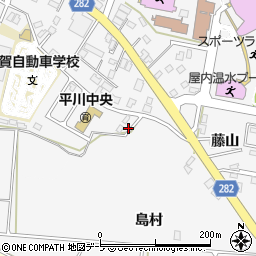 青森県平川市柏木町東田63周辺の地図