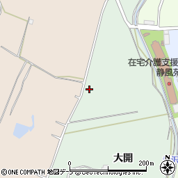 青森県弘前市小沢大開159-9周辺の地図