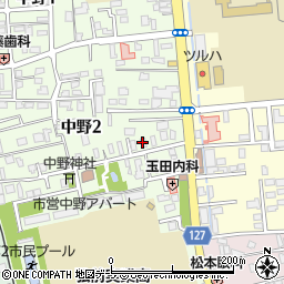 弘前市営住宅周辺の地図