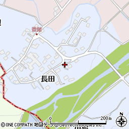 青森県弘前市番館長田72周辺の地図