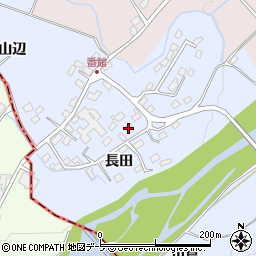 青森県弘前市番館長田32-1周辺の地図