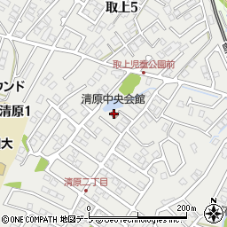 清原中央会館周辺の地図