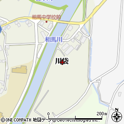 青森県弘前市紙漉沢川袋周辺の地図