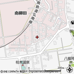 青森県平川市本町南柳田36-46周辺の地図