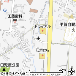 青森県平川市柏木町東田267周辺の地図