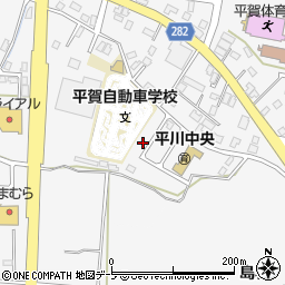 青森県平川市柏木町東田66周辺の地図