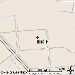 青森県八戸市市川町稲荷下周辺の地図