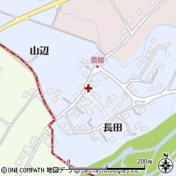 青森県弘前市番館長田35周辺の地図