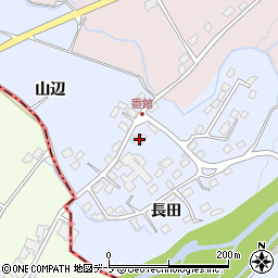 青森県弘前市番館長田37周辺の地図
