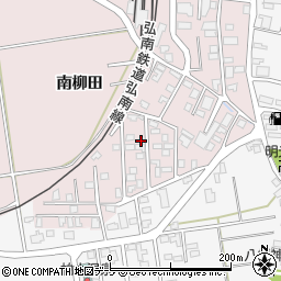 青森県平川市本町南柳田36-17周辺の地図