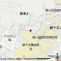 青森県弘前市清水2丁目5周辺の地図