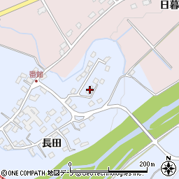 青森県弘前市番館長田92周辺の地図