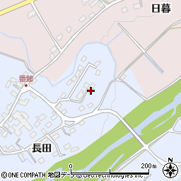 青森県弘前市番館長田107周辺の地図