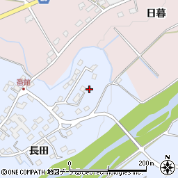 青森県弘前市番館長田108周辺の地図