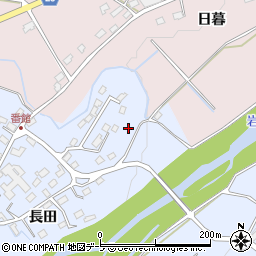 青森県弘前市番館長田112周辺の地図