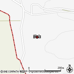 青森県上北郡六戸町小平前山周辺の地図