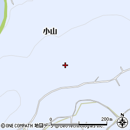 青森県弘前市平山小山周辺の地図