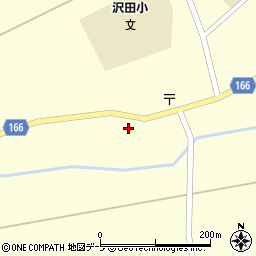 青森県十和田市沢田寺ノ上4周辺の地図