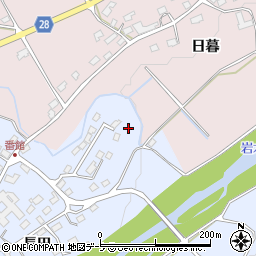 青森県弘前市番館長田106周辺の地図