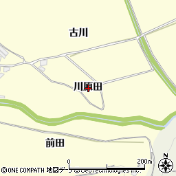 青森県十和田市藤島川原田周辺の地図