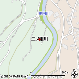 青森県弘前市湯口二ノ細川周辺の地図