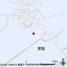 青森県平川市尾崎里見周辺の地図