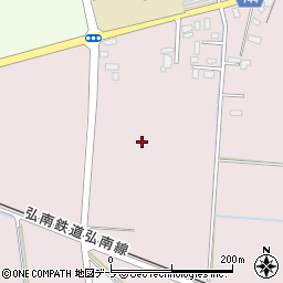 青森県平川市本町（西宮）周辺の地図