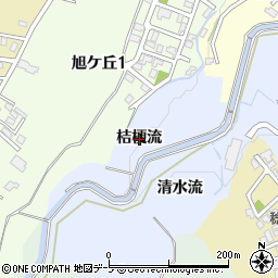 青森県弘前市清水富田周辺の地図