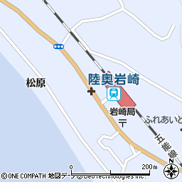岩崎駅前周辺の地図