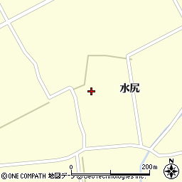 青森県十和田市沢田水尻74周辺の地図