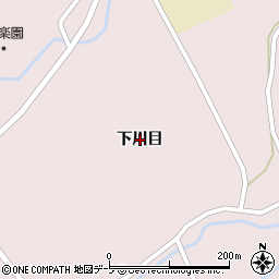 青森県十和田市奥瀬（下川目）周辺の地図