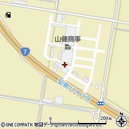 青森県弘前市門外（村井）周辺の地図