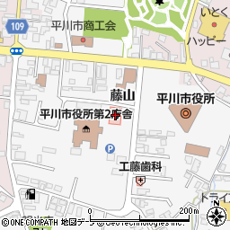 平川国民健康保険平川診療所周辺の地図