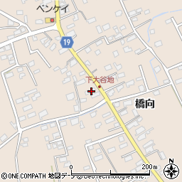 青森県八戸市市川町上大谷地61周辺の地図