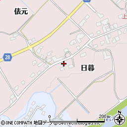 青森県弘前市中畑旭岡10周辺の地図