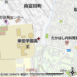 青森県弘前市南富田町17-20周辺の地図