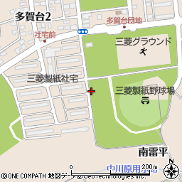 〒039-2242 青森県八戸市多賀台の地図