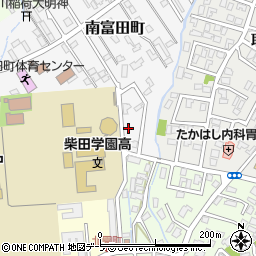 青森県弘前市南富田町17-16周辺の地図