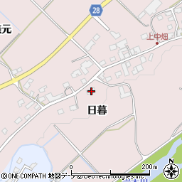 青森県弘前市中畑旭岡20周辺の地図